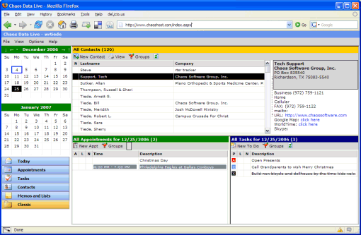screen shot